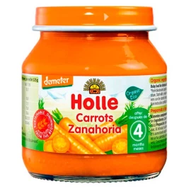 Детское питание Морковь пюре органическое (с 4 месяцев) Holle 125 г