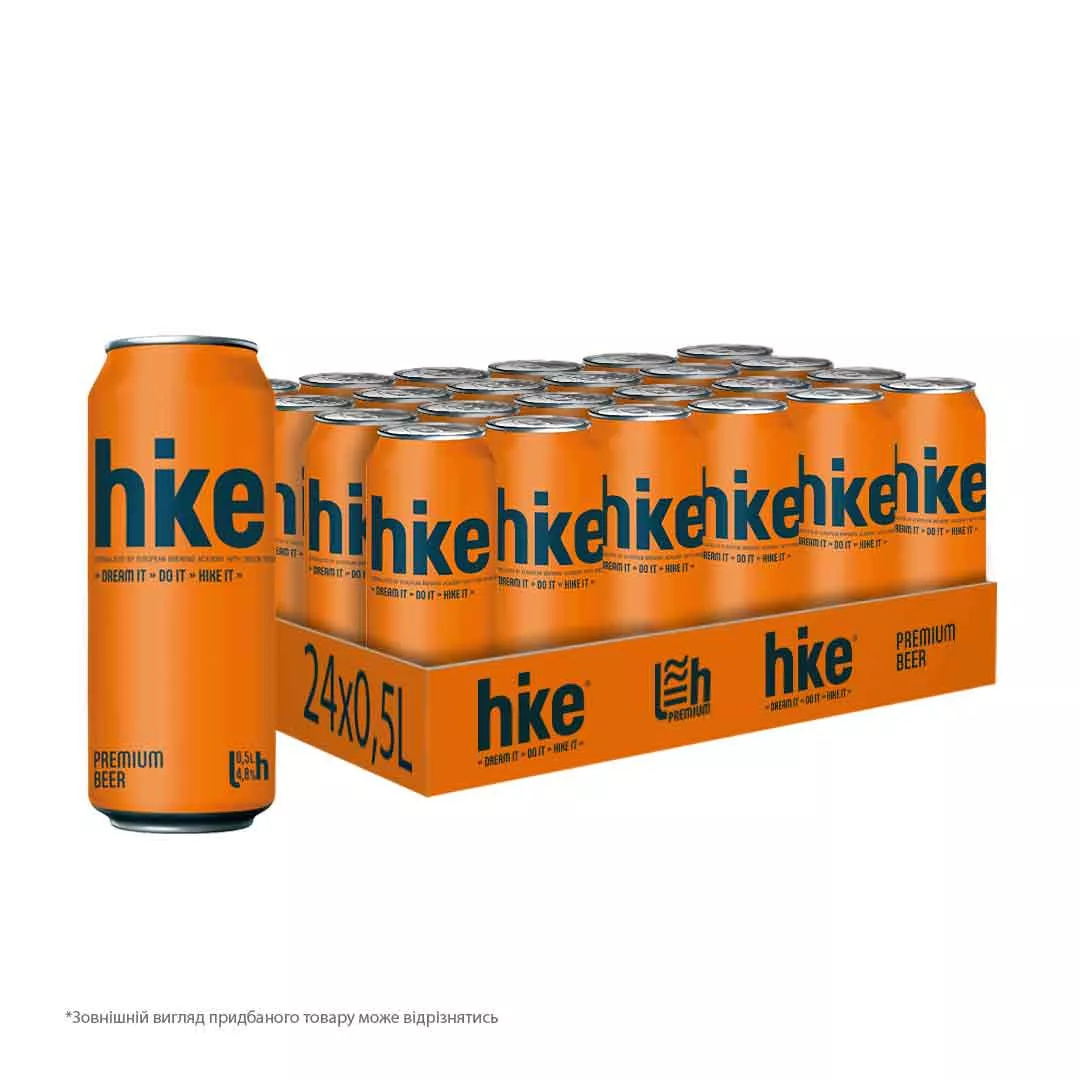 Пиво Hike Premium 0,5л 4,8% ж/б