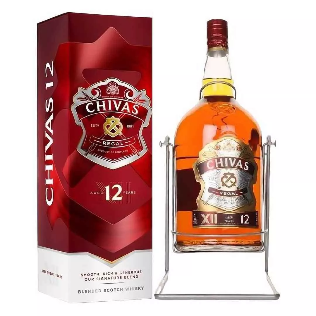 Виски Chivas Regal 12 лет выдержки в коробке 4,5 л 40%
