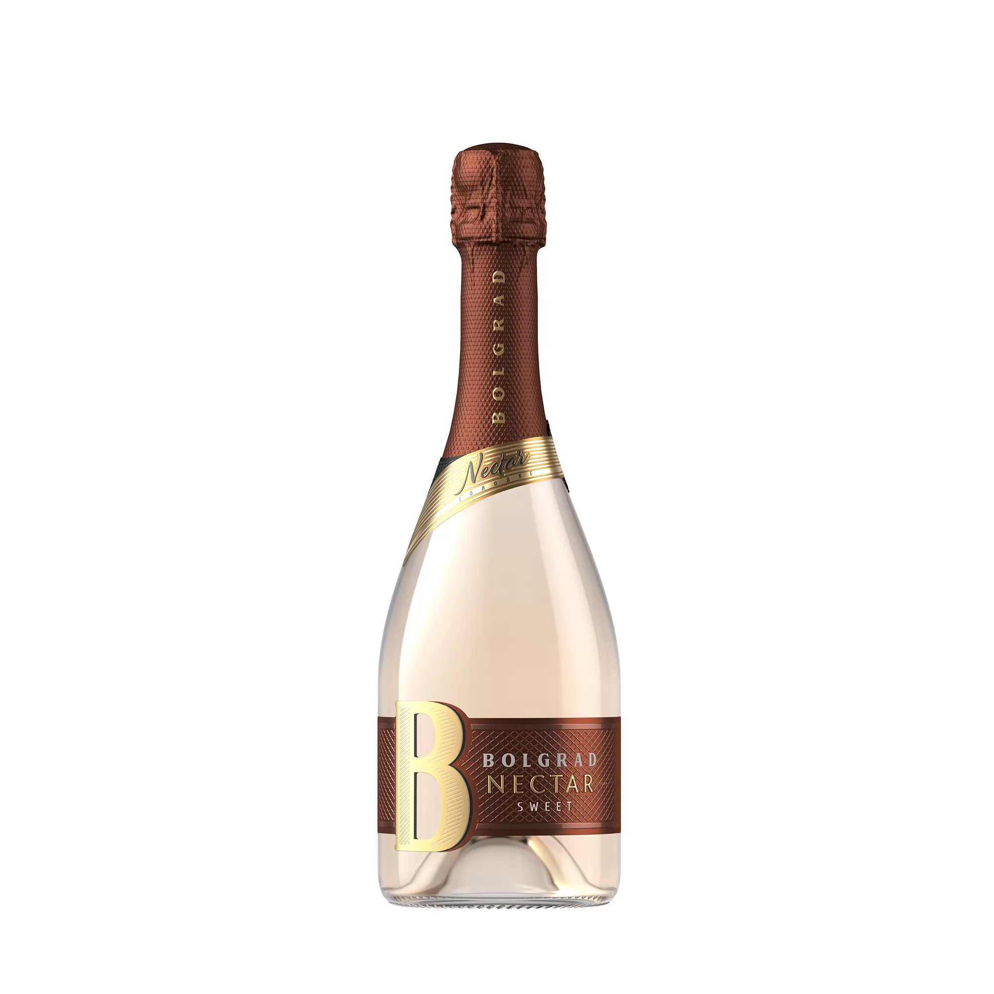 Вино игристое Bolgrad Nectar белое сладкое 0,75л 10,5-12,5%
