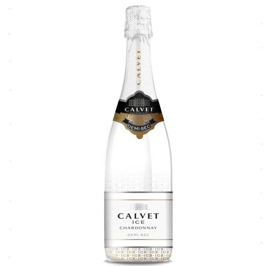 Вино игристое Calvet Ice Chardonnay белое полусухое 0,75л 11,5%