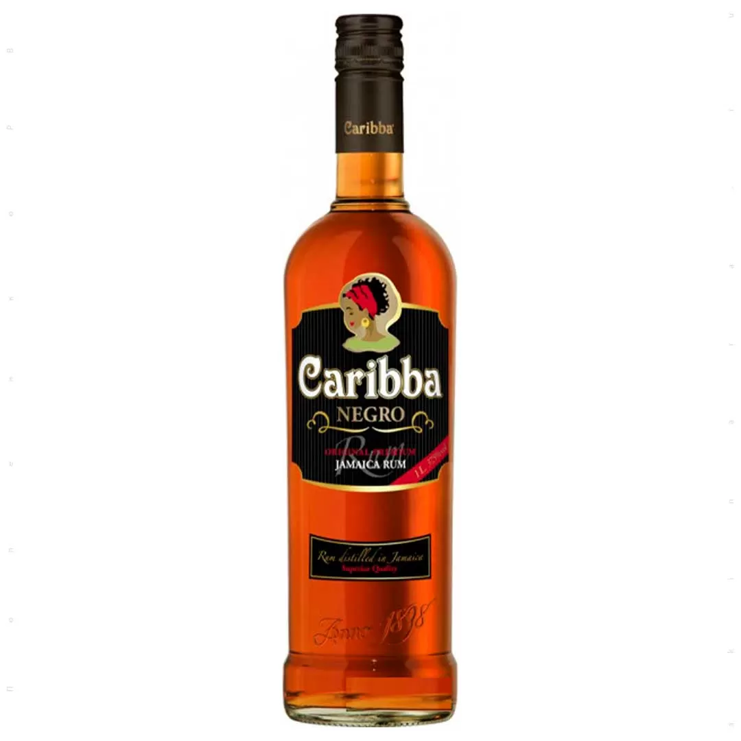 Ром эстонский Caribba Negro 1л 37,5%