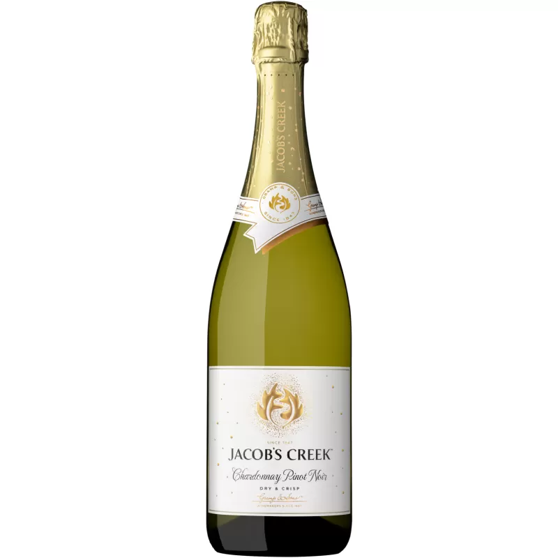 Вино игристое Jacob's Creek Chardonnay Pinot Noir белое сухое 0,75л 10-13%
