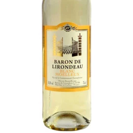 Вино Baron de Lirondeau біле напівсолодке 0,75л 10,5% купити