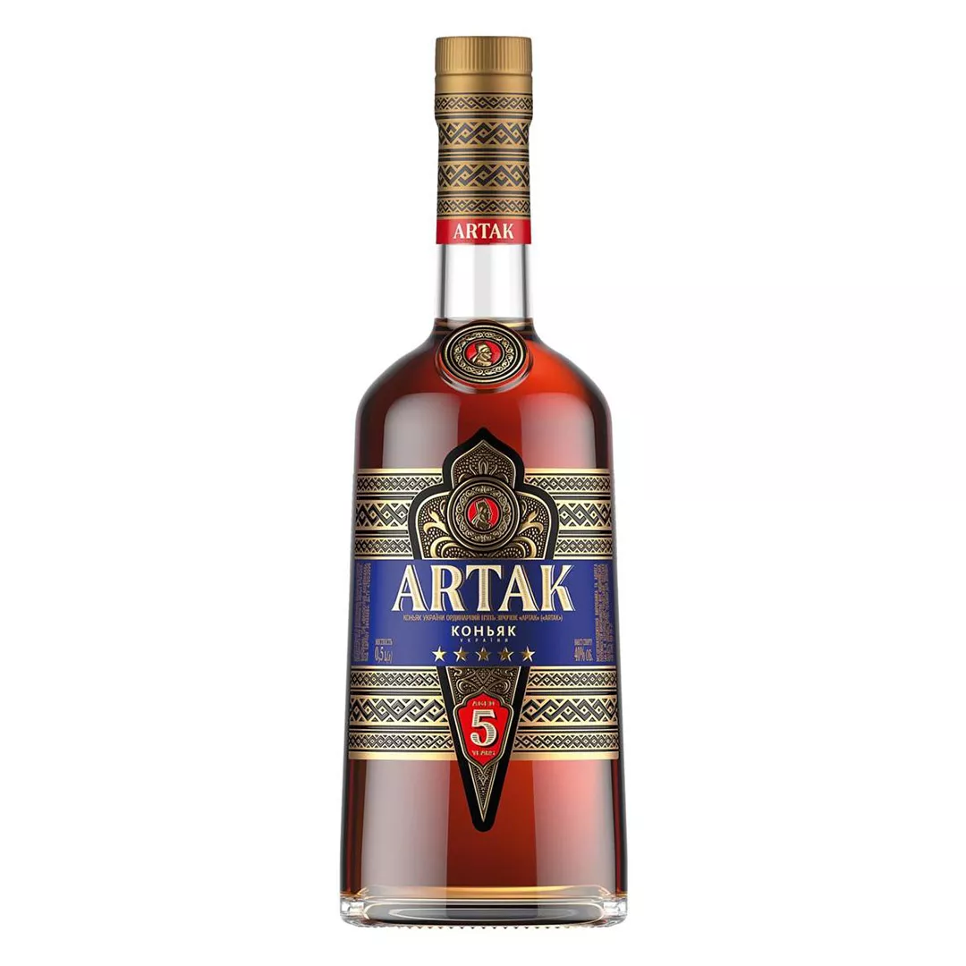 Коньяк Украины Artak 5 лет выдержки 0,5л 40%