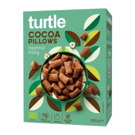 Готовый завтрак Какао-подушечки с фундуком органические Turtle 300 г