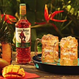 Ром Captain Morgan напиток на основе рома Tiki Mango+Pineapple 0,7 л 25% купить