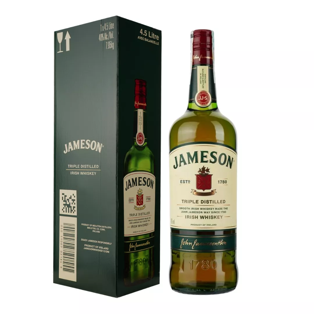 Виски Jameson Irish Whiskey 4,5 л 40% без качели
