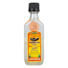 Текила Sombrero Negro Silver 0,05л 38%