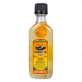 Текила Sombrero Negro Gold 0,05л 38%