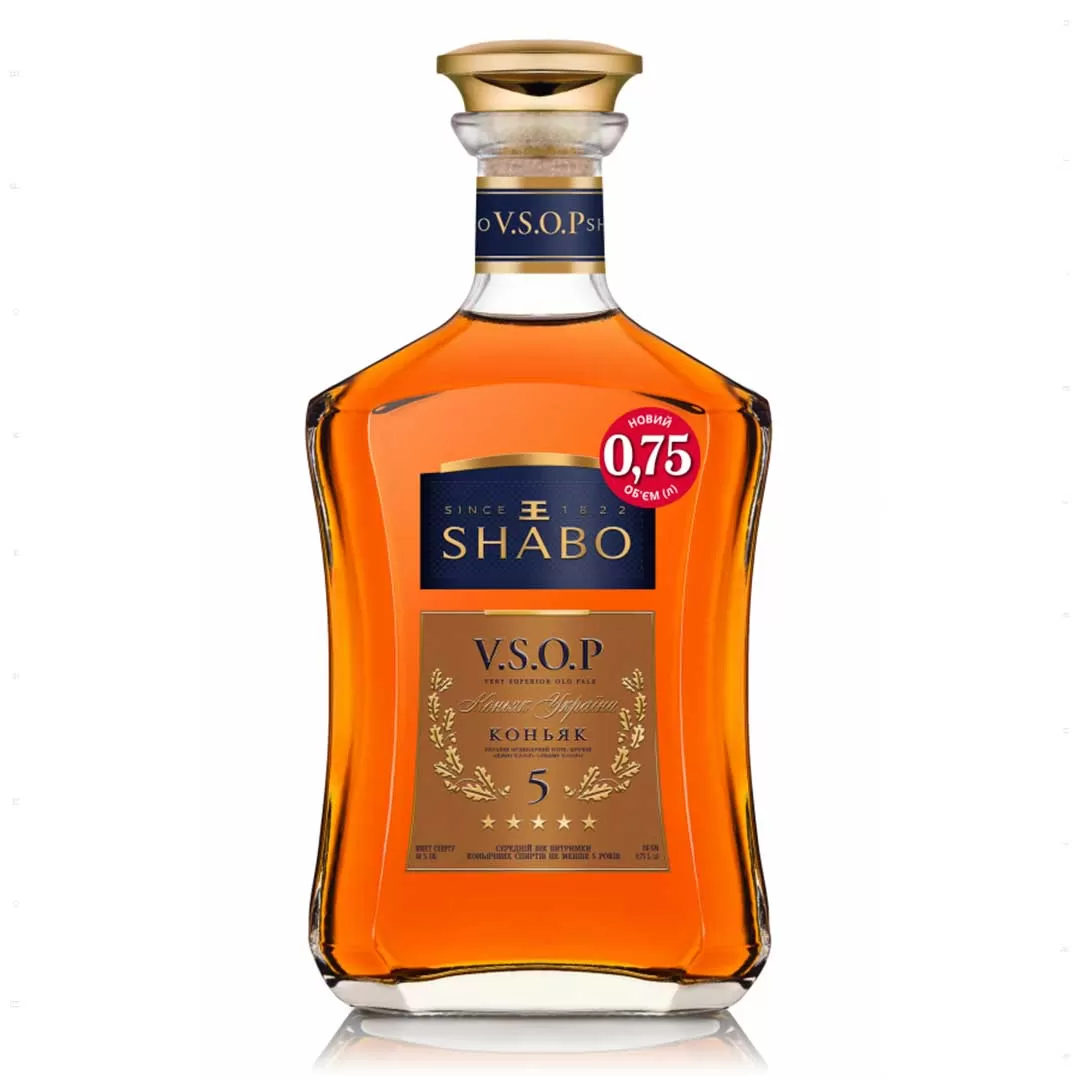 Коньяк Украины Shabo VSОР 5 лет выдержки 0,75л 40%