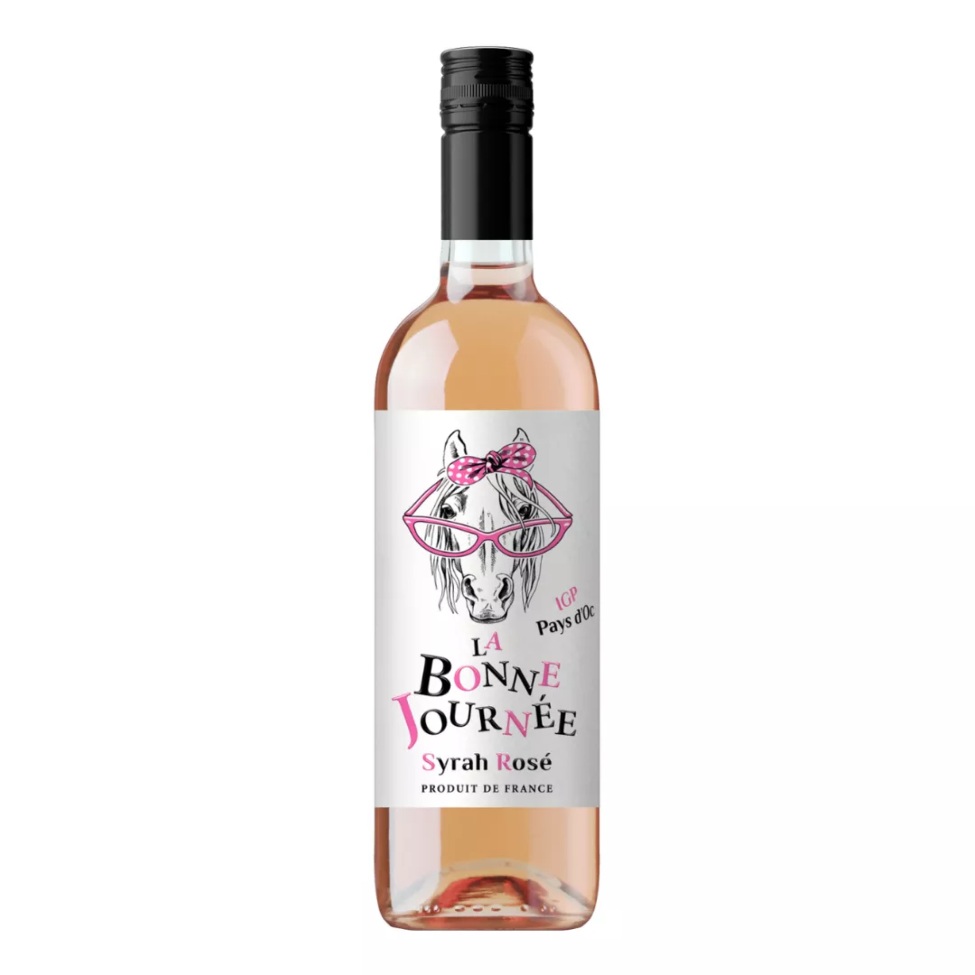 Вино  La Bonne Journee Syrah Rose IGP Pays d'Oc сухое розовое 0,75л 12%