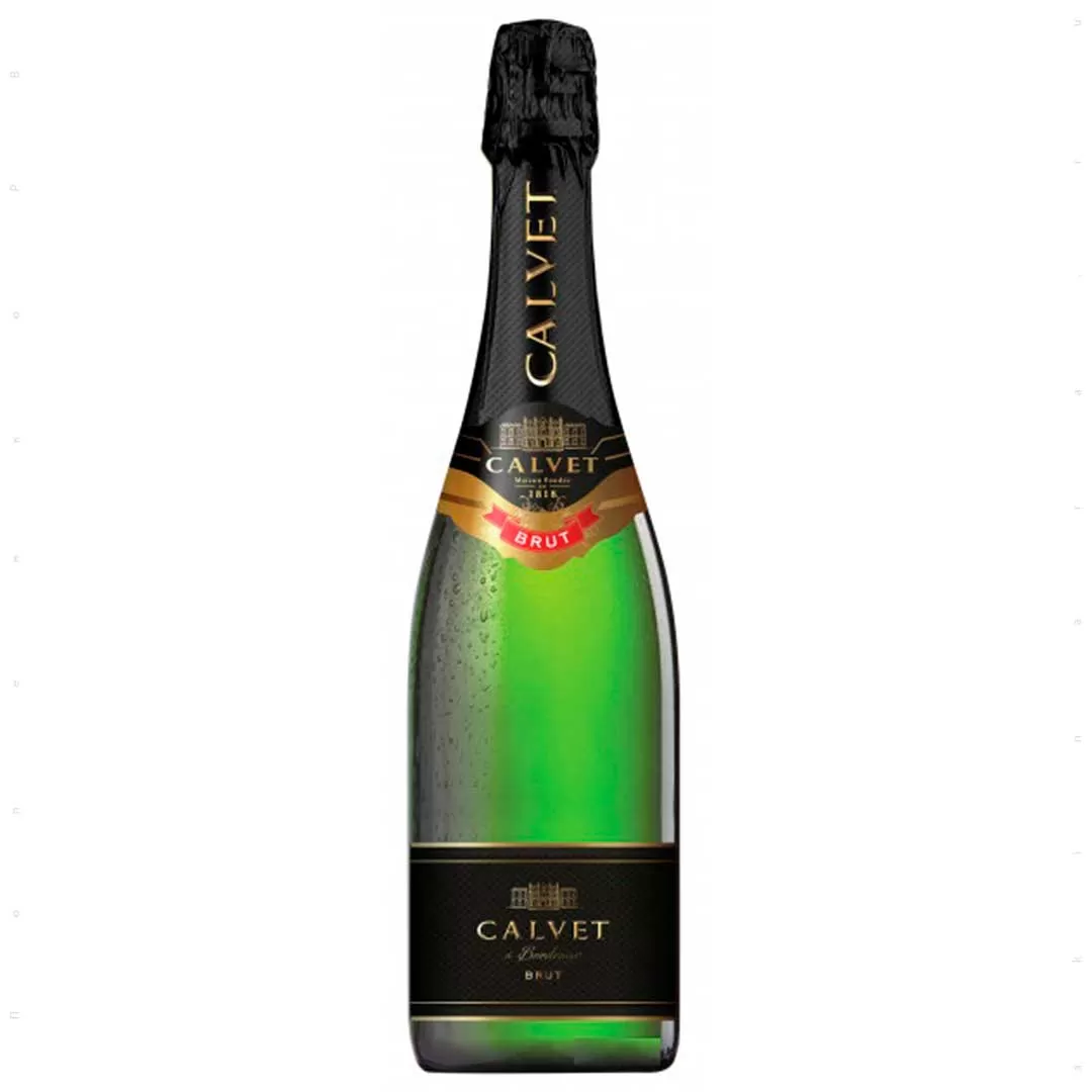 Вино игристое Calvet Cremant de Bordeaux Brut белое сухое 0,75л 10,5%
