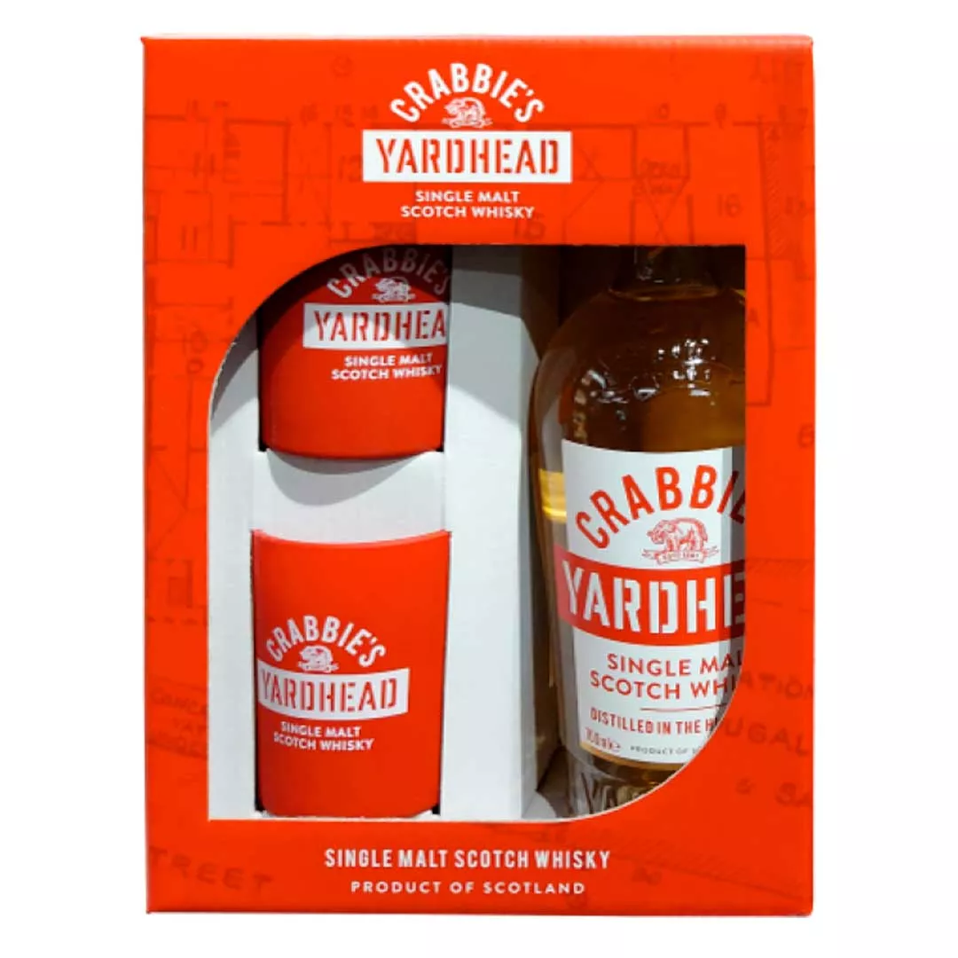Віскі Crabbie's Yardhead 0,7л 40% + 2 склянки