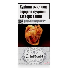Сигареты Chapman Superslim Bianco 20 шт. в уп. 1/ 5%