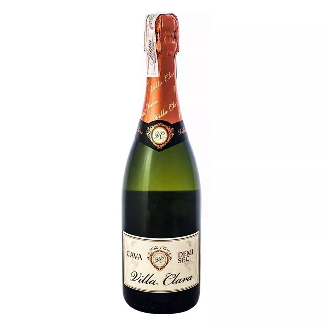 Вино игристое Villa Clara Cava Semi Seco белое сухое 0,75л 11,5%