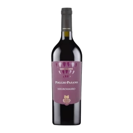 Вино красное сухое Cantina Sava Poggio Pasano Negroamaro Puglia 0,75л 14%