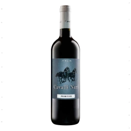 Вино Cavalli Neri Primitivo Puglia IGT 2015 красное сухое 0,75л 13,5%
