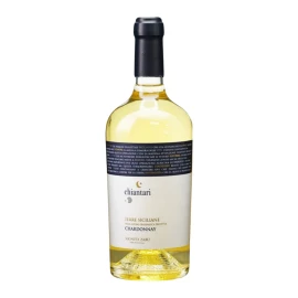 Вино белое сухое Vigneti Zabu Chiantari Chardonnay Terre Siciliane 0,75л 13,5%