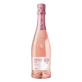 Вино игристое Tosti Prosecco Rosé брют розовое 0,75л 11%