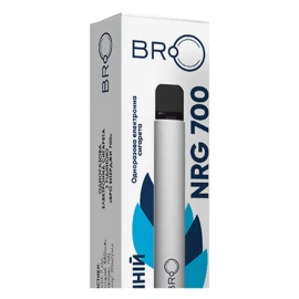 Одноразовая электронная сигарета БРО ЭНЕРДЖИ Синяя (oriental табак) 700 затяжек 2мл 2%