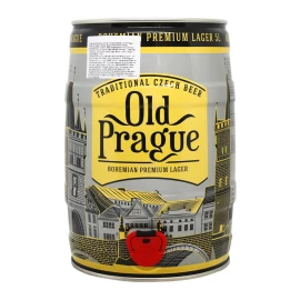 Пиво Old Prague Bohemian Premium Lager светлое фильтрованное 5л 5,3%