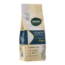 Соль Атлантическая йодированная с водорослями Naturata 500г