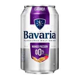 Пиво Bavaria Malt Mango Passion безалкогольное светлое фильтрованное 0,33л 0%