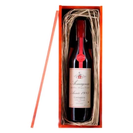 Арманьяк Armagnac Castarede 1981 янтарный в деревянной коробке 0,7л 40%