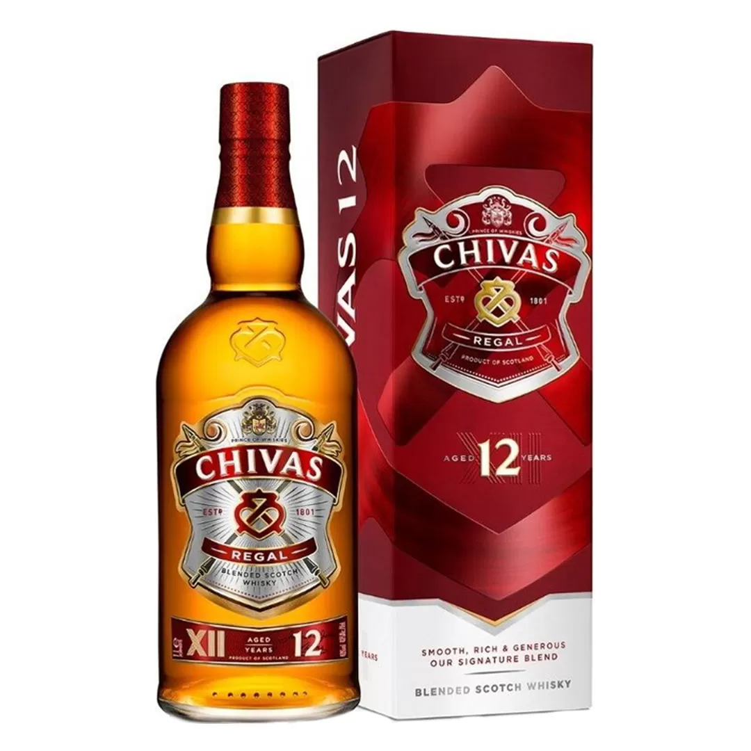 Виски Chivas Regal 12 лет в коробке Chivas Regal 0,5л 40%