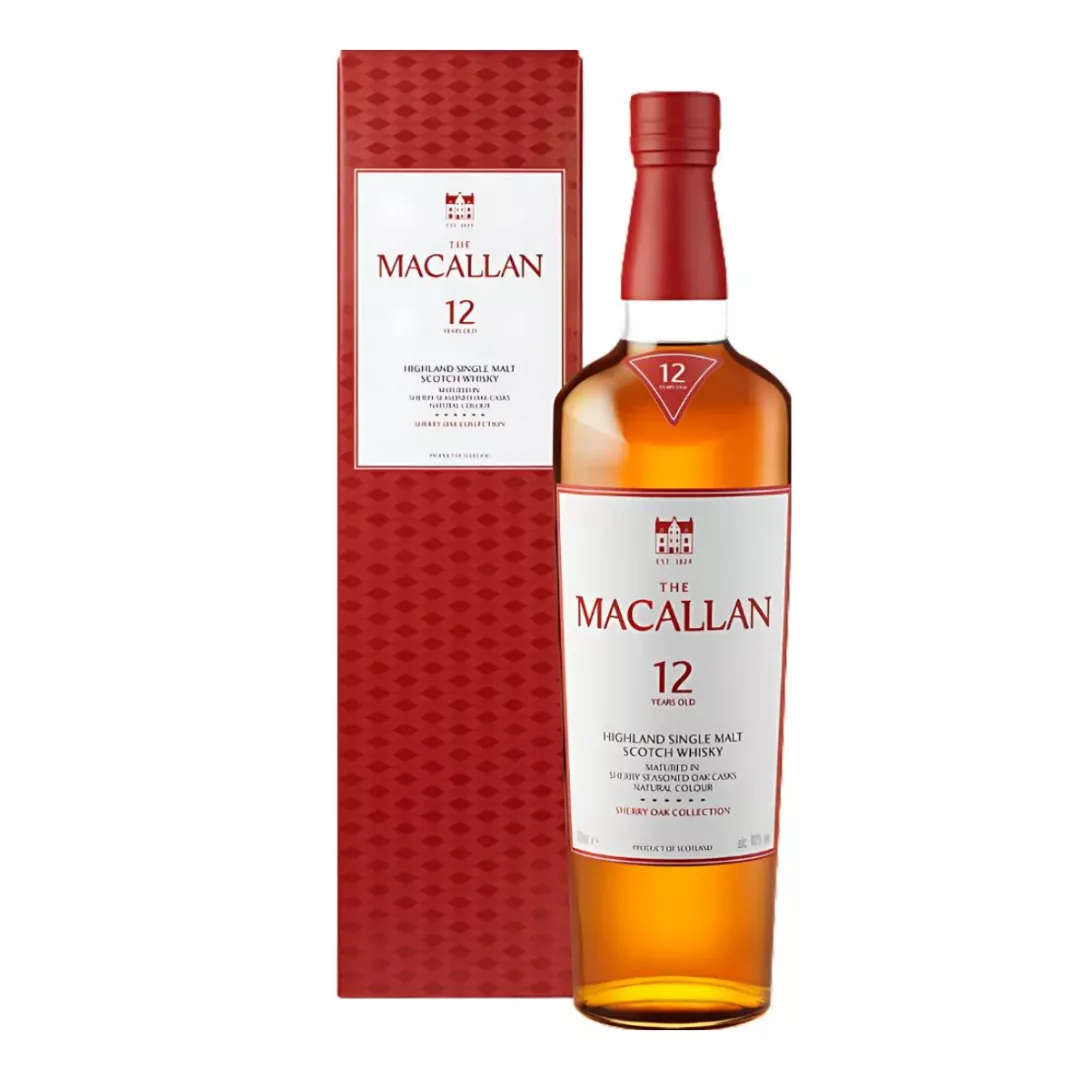 Виски Macallan Sherry Oak 12 лет выдержки 0,7л 40% в коробке