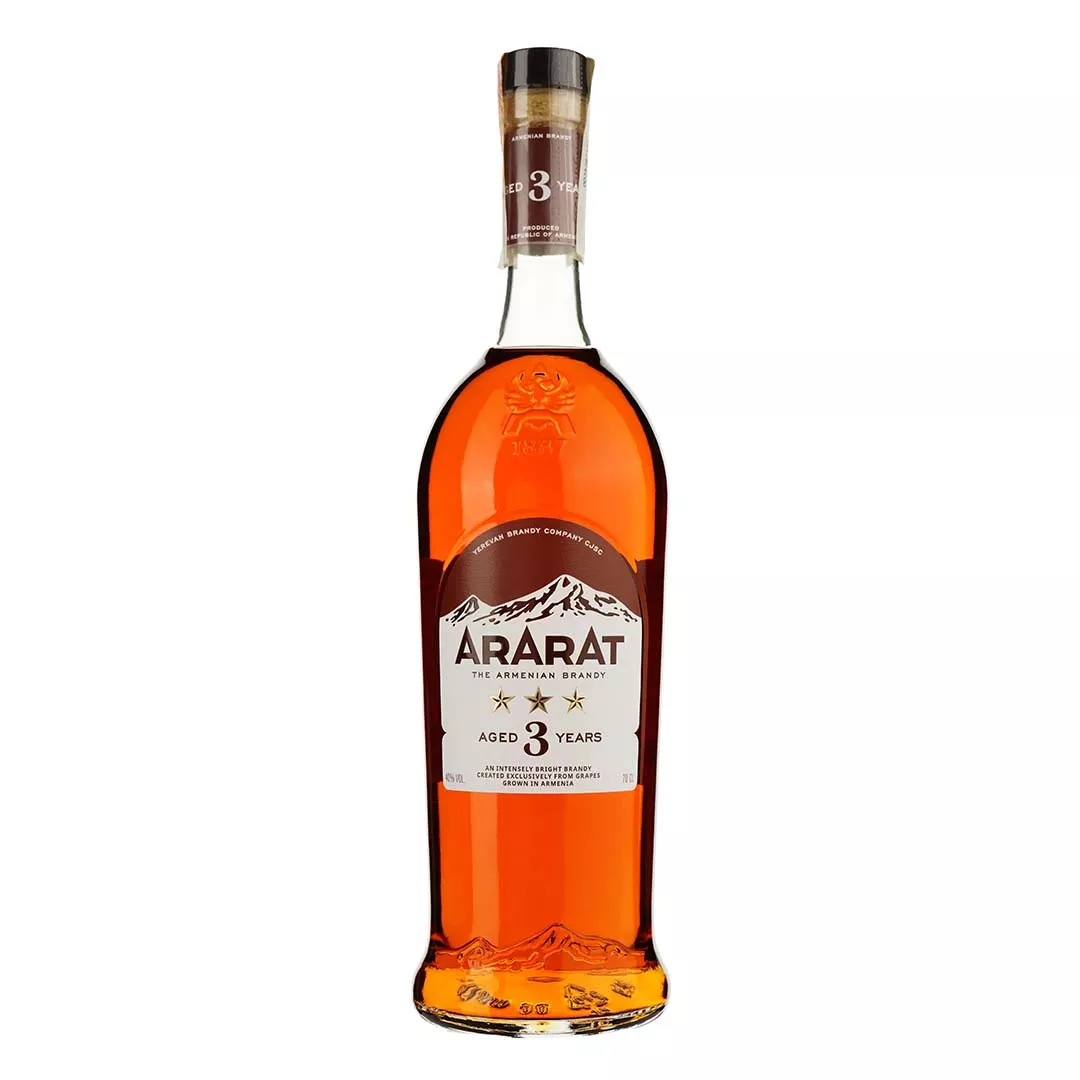 Бренди армянское Ararat 3 звезды 0,7л 40%