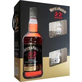 Виски Whyte&amp;Mackay 0,7 л 40% + 2 бокала