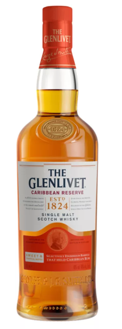 Виски The Glenlivet Caribbean Reserve 0,7л 35%