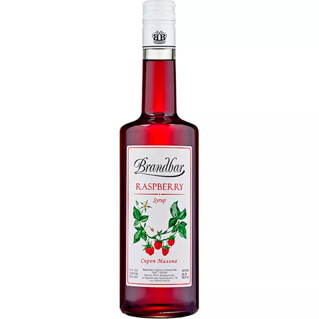 Сироп Brandbar Raspberry Малина 0,7л ПЕТ