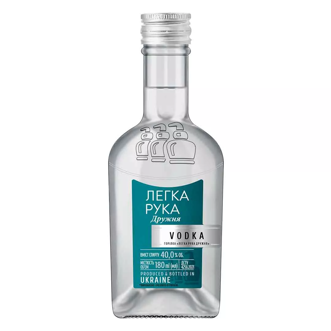 Горілка Легка Рука Дружня 0,18л 40%
