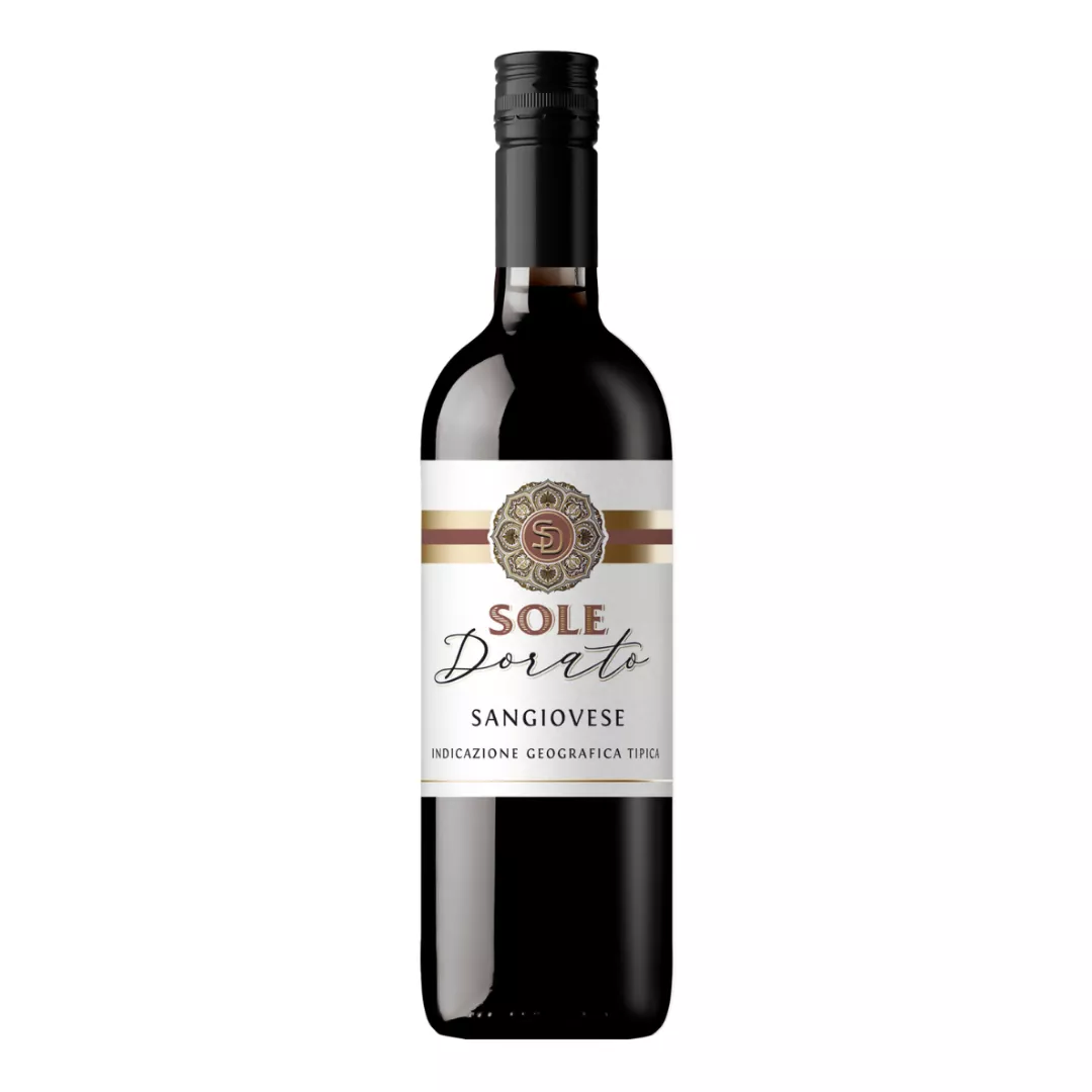 Вино Sole Dorato Sangiovese IGP Puglia сухое красное 0,75л 13%