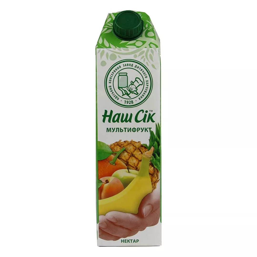Нектар Наш Сок мультифруктовый 0,950л