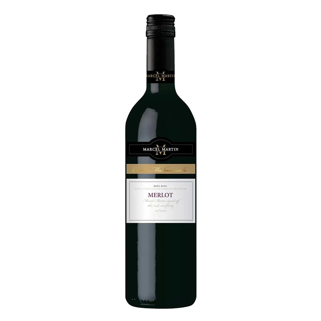 Вино Marcel Martin Merlot красное сухое 0,75л 13%