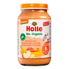 Детское питание Мюсли с фруктами пюре органическое (с 8 месяцев) Holle 220 г