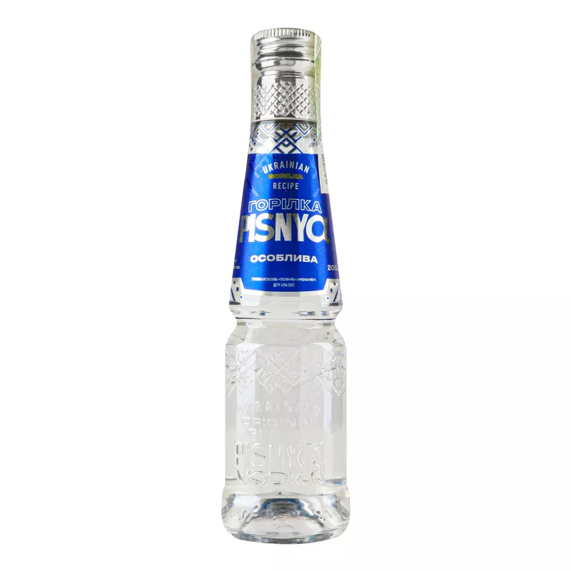 Водка Pisnya Рэ 0,2л 40%