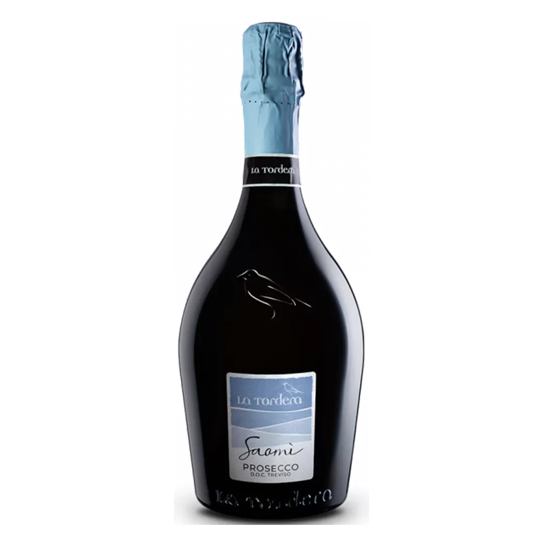 Вино игристое La Tordera Saomi Prosecco DOС Treviso белое брют 0,75л 11,5%