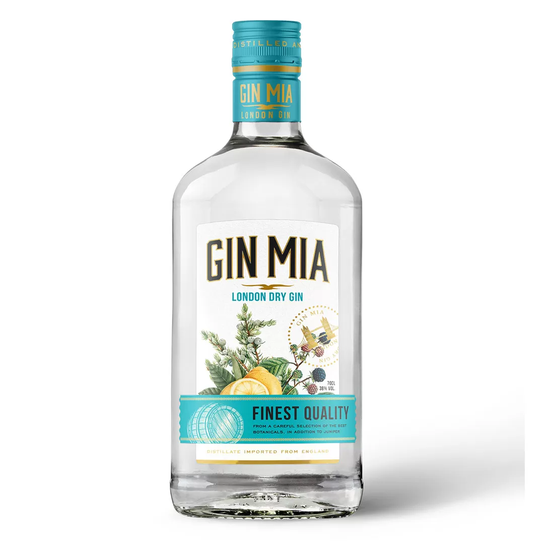 Джин Gin Mia London Dry Gin 0,7л 38%