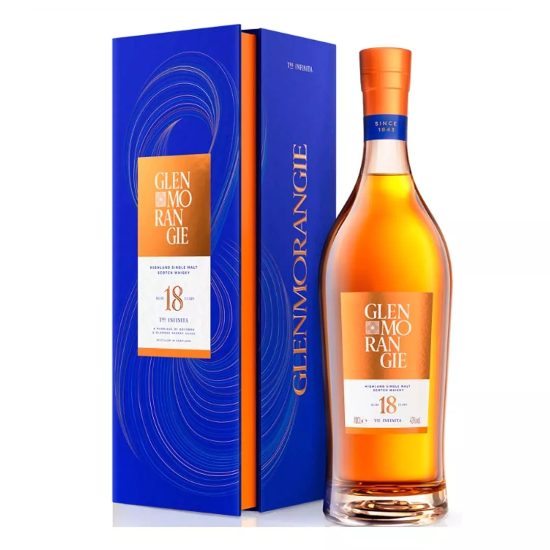 Виски Glenmorangie 18 лет в подарочной упаковке 0,7л 43%