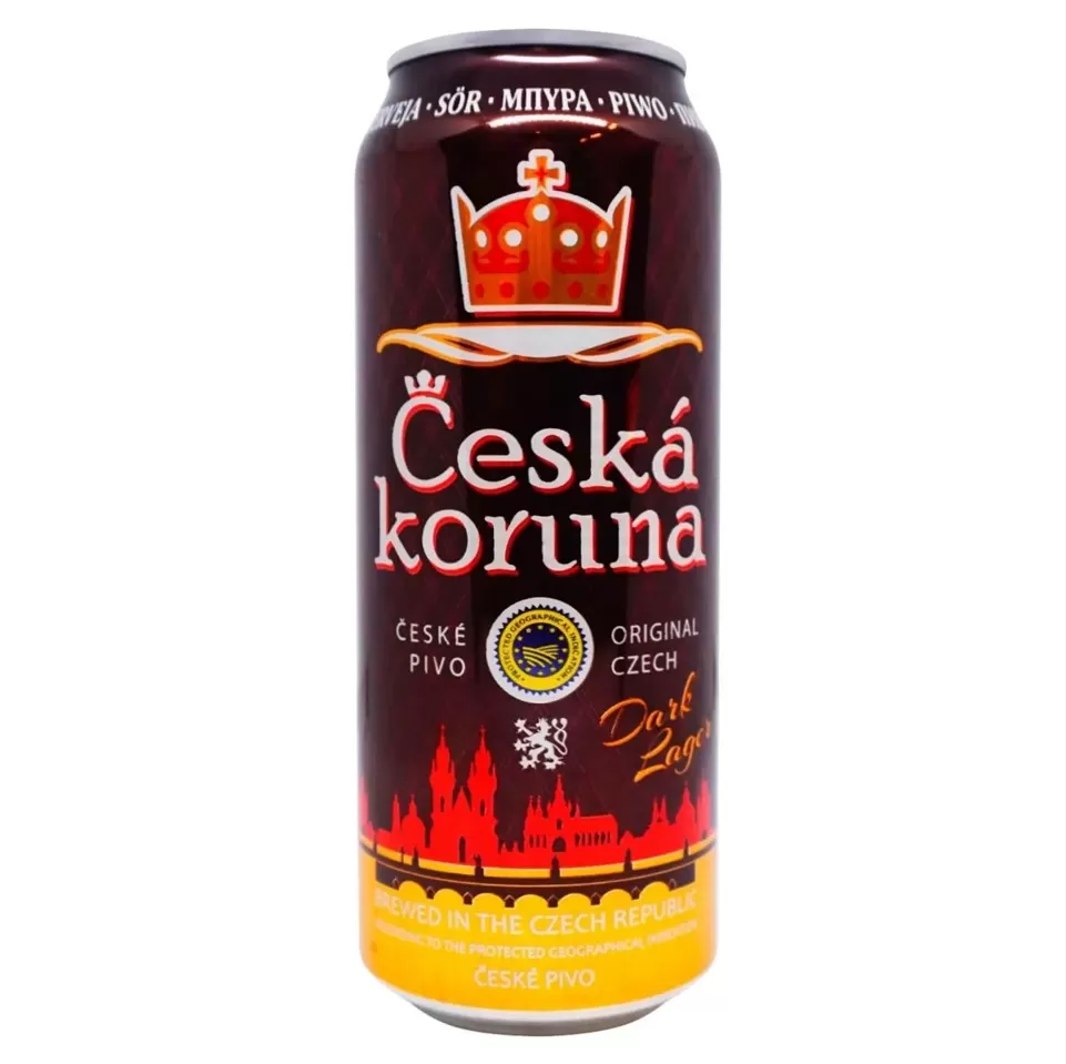Пиво Ceska Koruna Dark Lager тёмное фильтрованное 4,5% 0,5л
