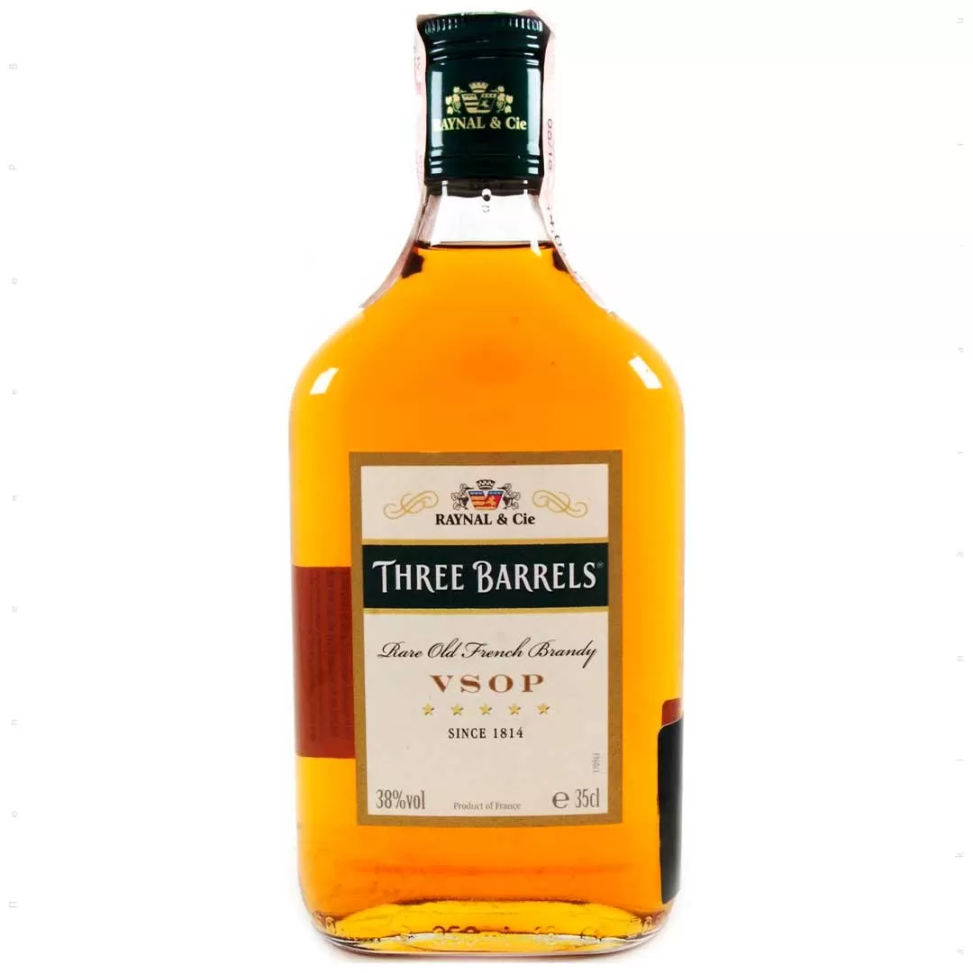 Бренди Three Barrels VSOP 0,35 л 38%