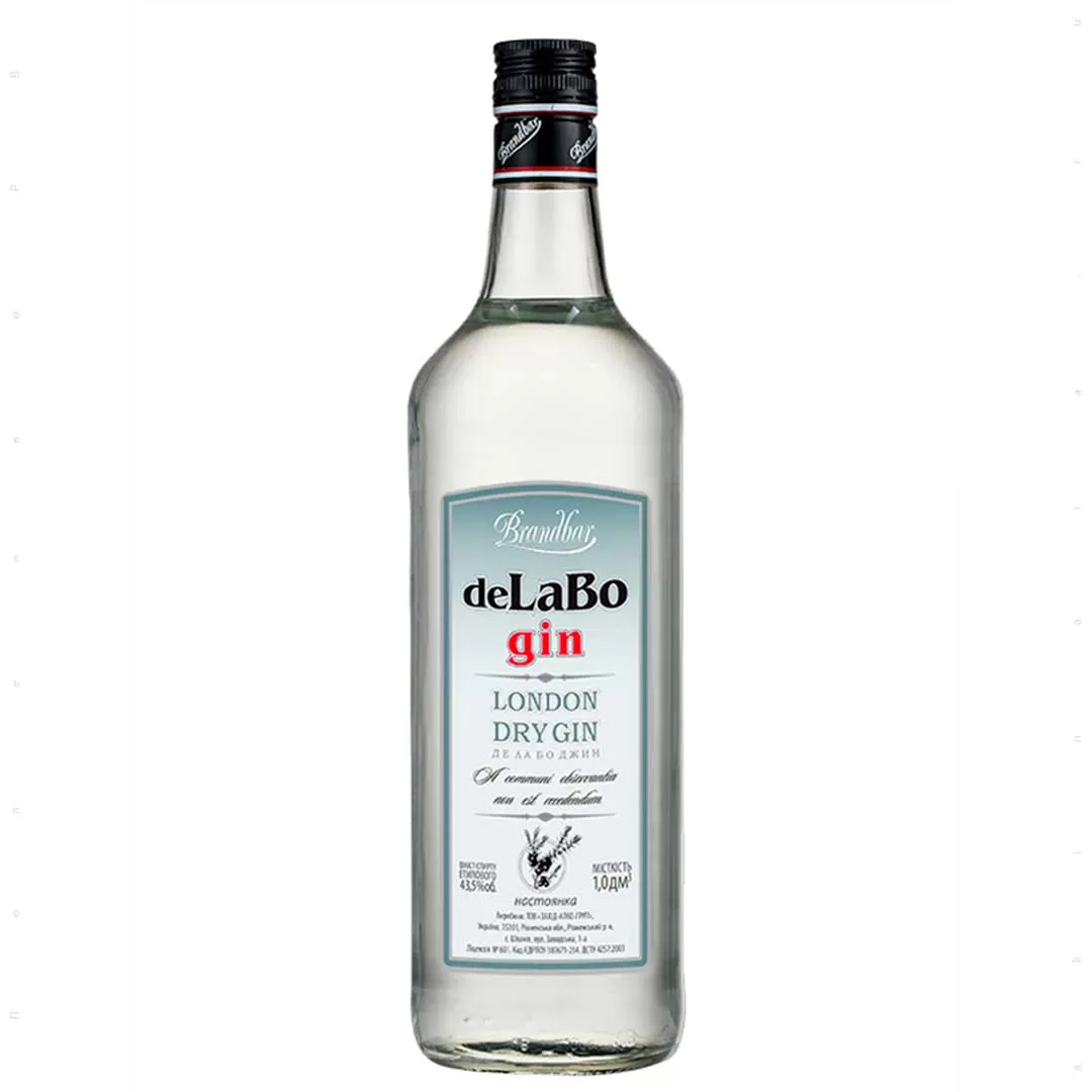 Настойка Джин Brandbar deLaBo 1 л 43,5%