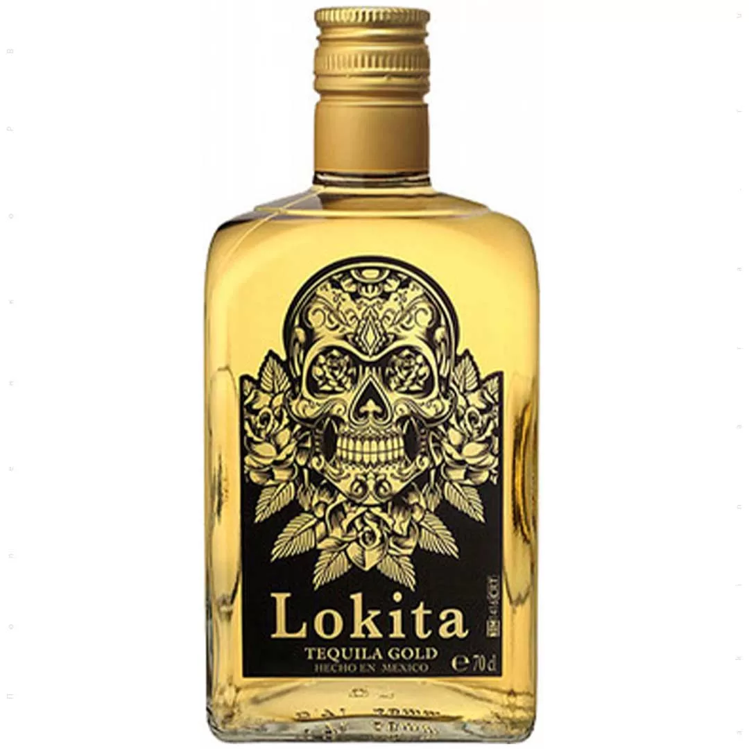 Текила мексиканская Lokita Gold 0,7л 35%