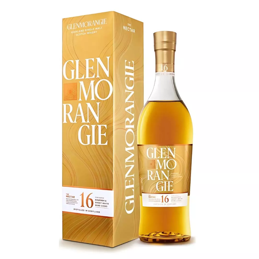 Виски Glenmorangie The Nectar 16 лет выдержки 0,7л 46% в подарочной упаковке
