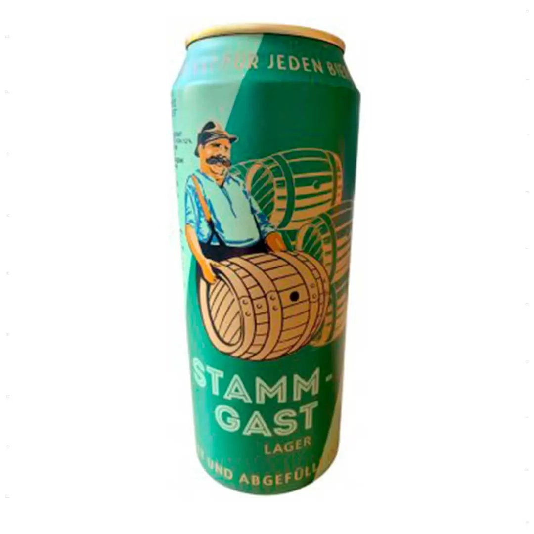 Пиво Stammgast Lager світле фільтроване 5% 0,5л
